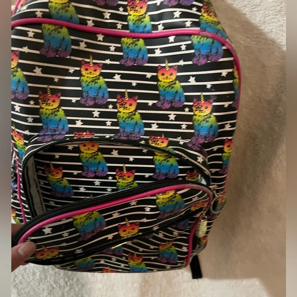 Betsey Johnson Standard Size Back Pack Beautiful! Great pockets!